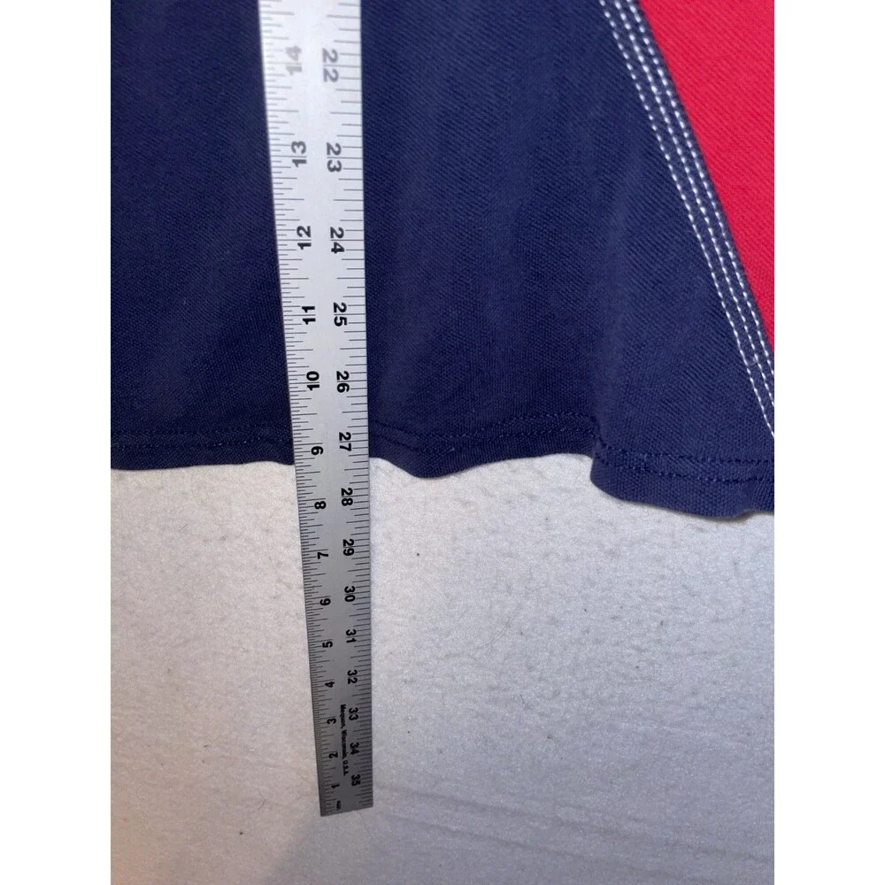 Polo Ralph Lauren Big Pony Yacht Club Patch Shirt Mens S Red Navy Custom Fit